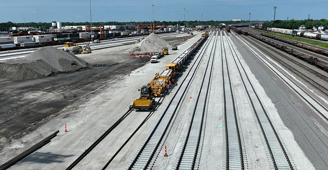 Reconstructed Receiving Yard Reconstructed Receiving Yard